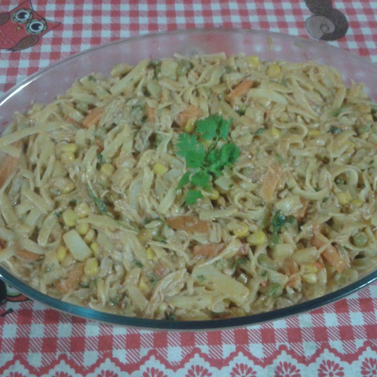 Macarronada De Frango Simples