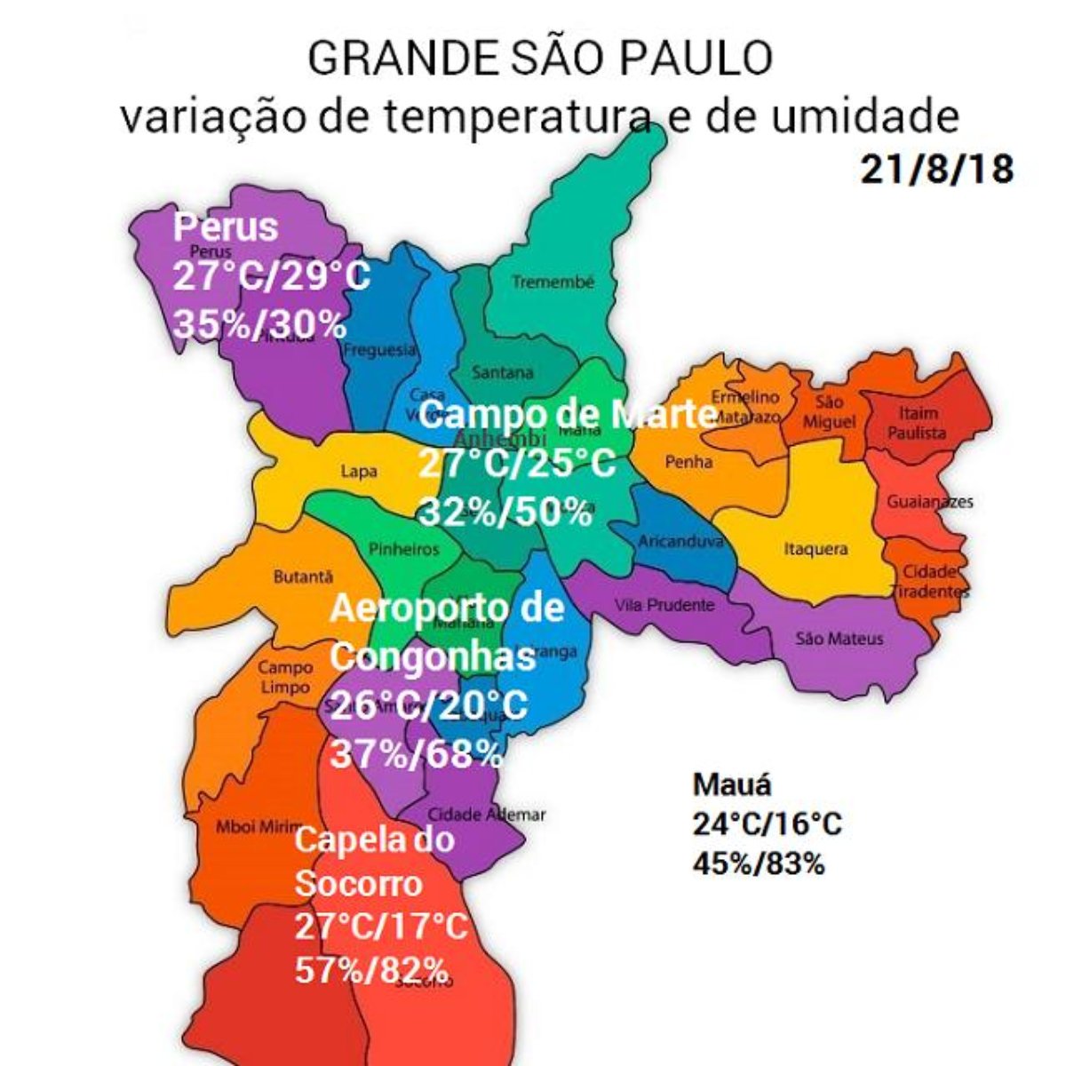 frente fria vira o tempo em sao paulo