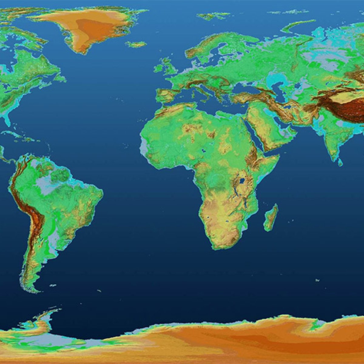 O Mapa Em 3d Que Mostra Com Precisao Os Pontos Altos E Baixos Da Superficie Da Terra Terá a terra capacidade para tanta gente? baixos da superficie da terra
