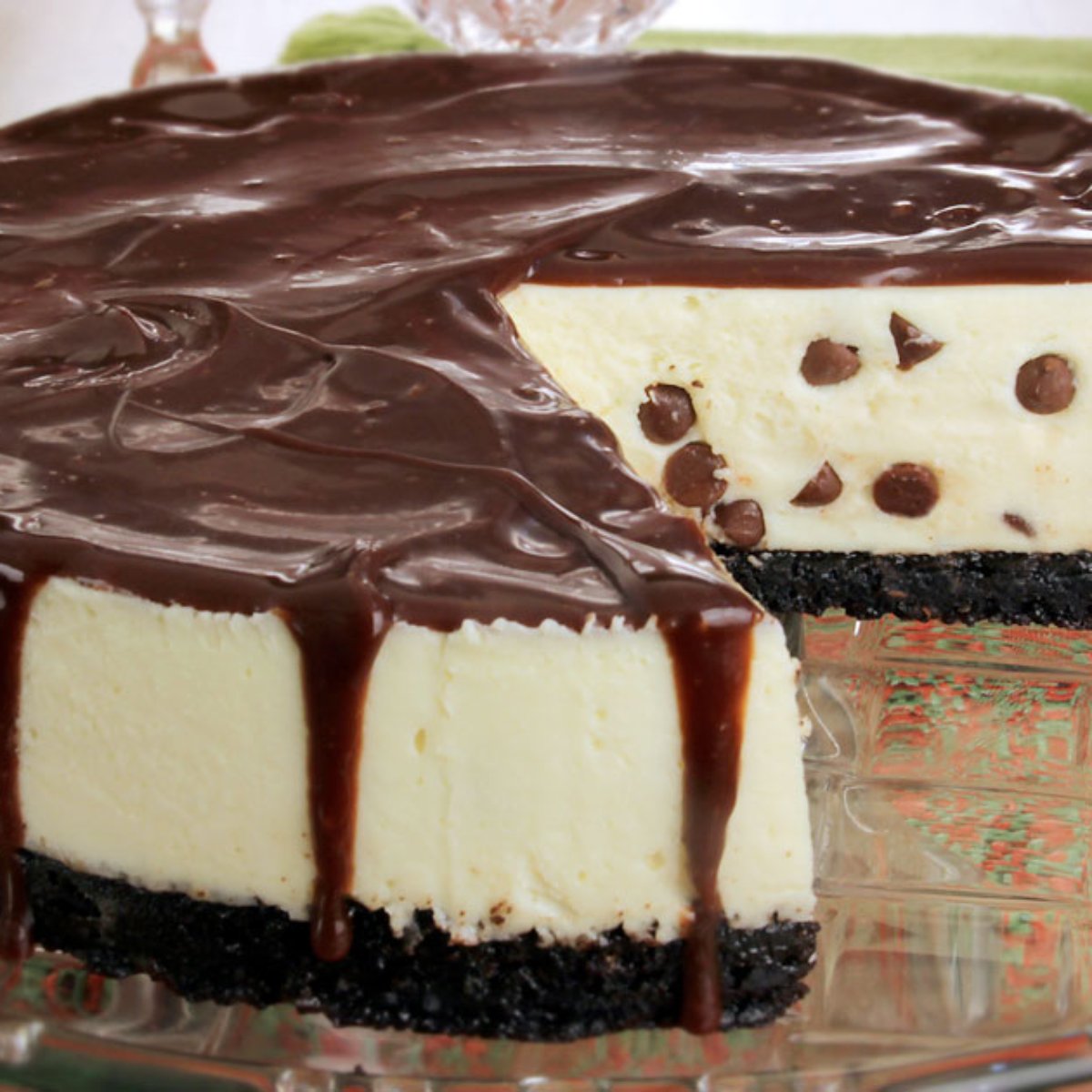 Torta De Leite Ninho Com Gotas De Chocolate