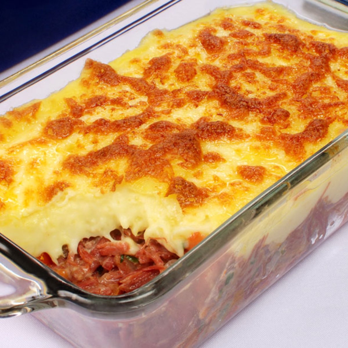 Escondidinho de carne-seca com Catupiry®