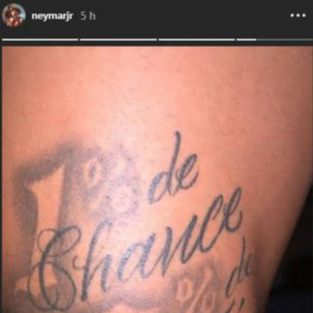 1 de chance 99 de fé tatuagem do neymar Apos Lesao Neymar Compartilha Foto Nas Redes 1 De Chance 99 De Fe