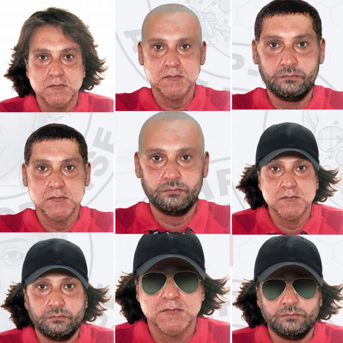 Policia Divulga Possiveis Disfarces De Homem Que Matou Ator