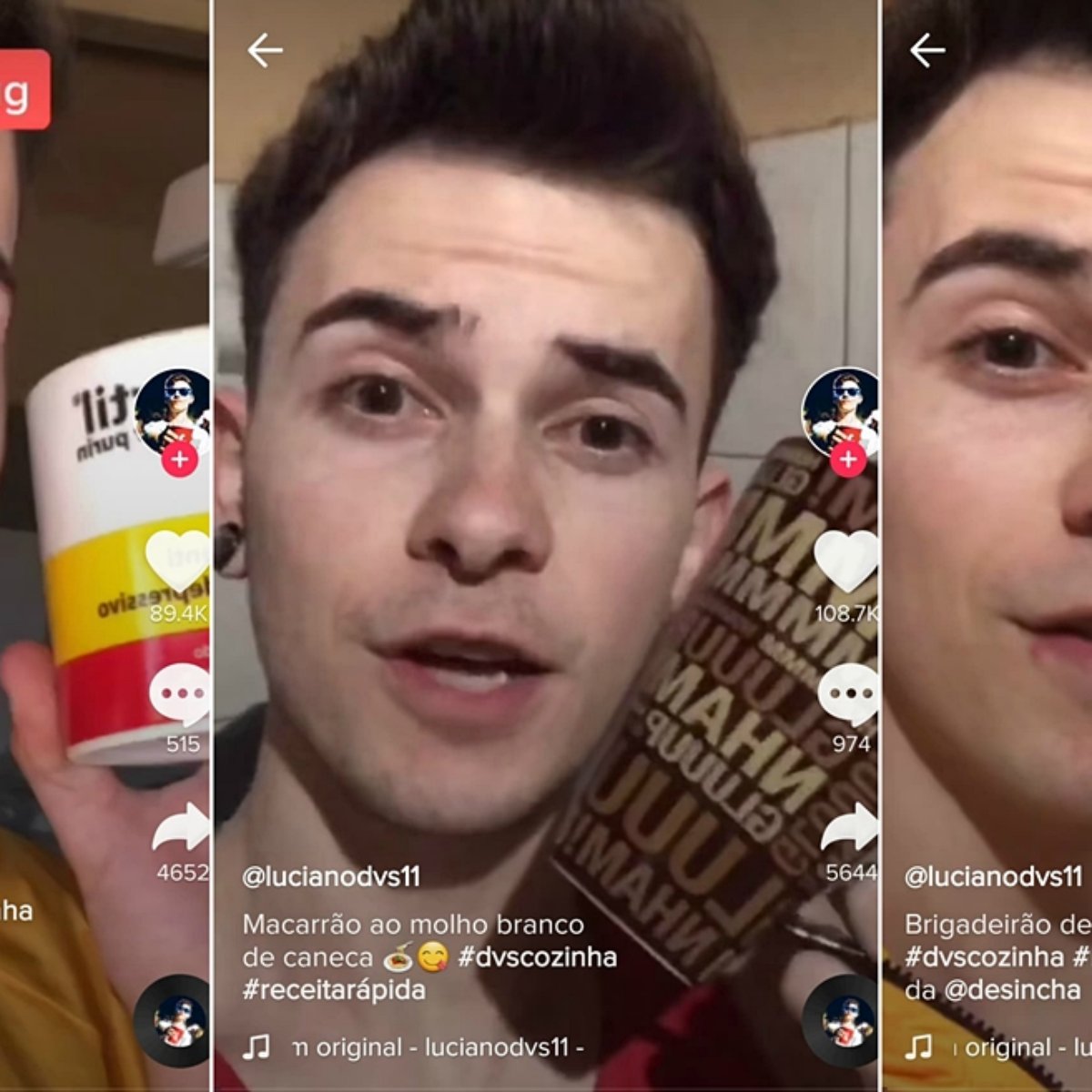 Garoto Da Caneca Bonita Do Tiktok Quer Ser Nova Ana Maria
