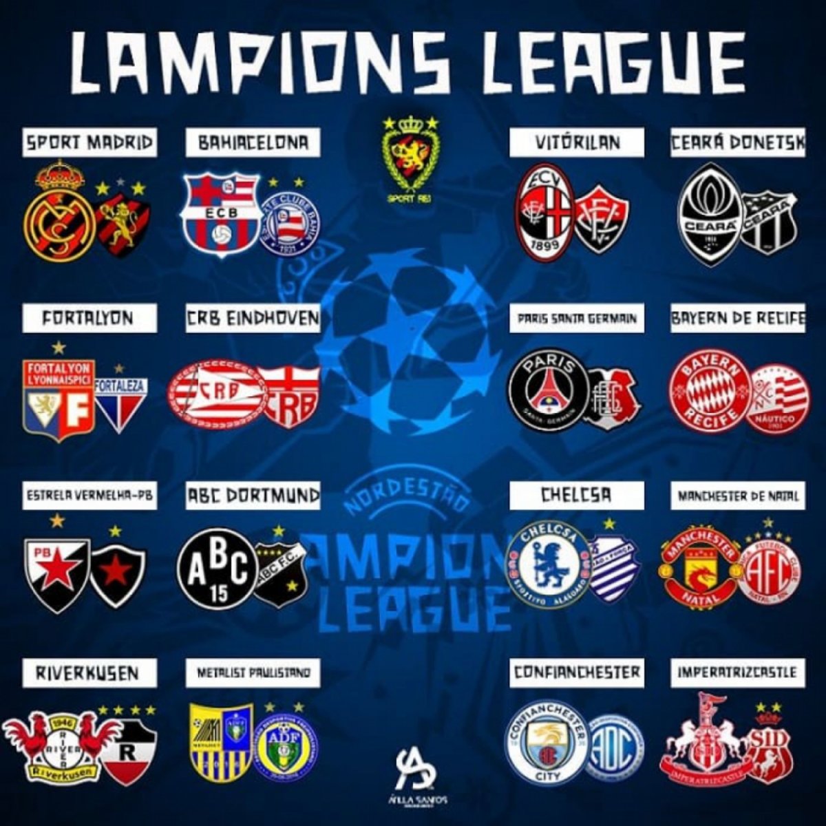 escudo dos times da champions league