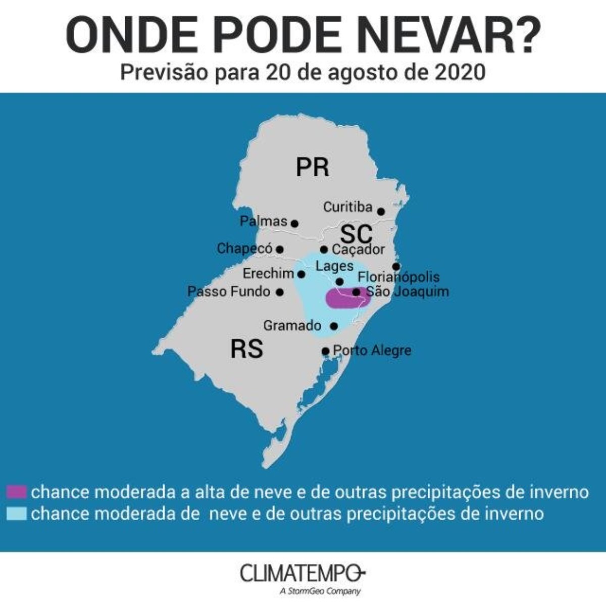 Confira Onde Pode Nevar No Brasil Neste Fim De Semana