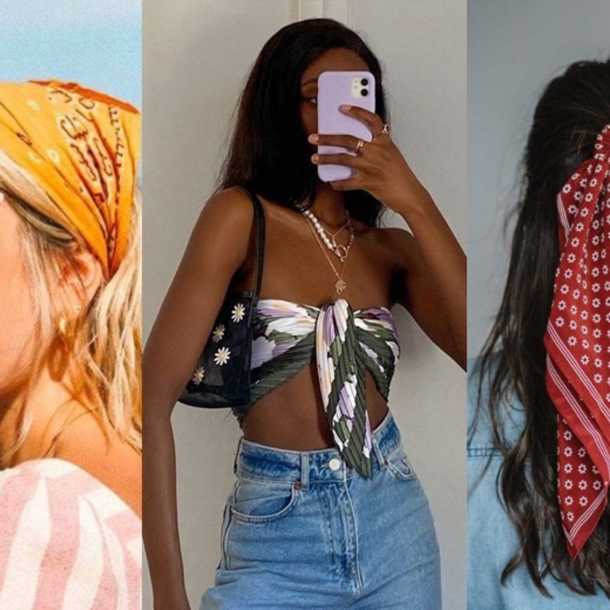 Bandanas como blusa clearance