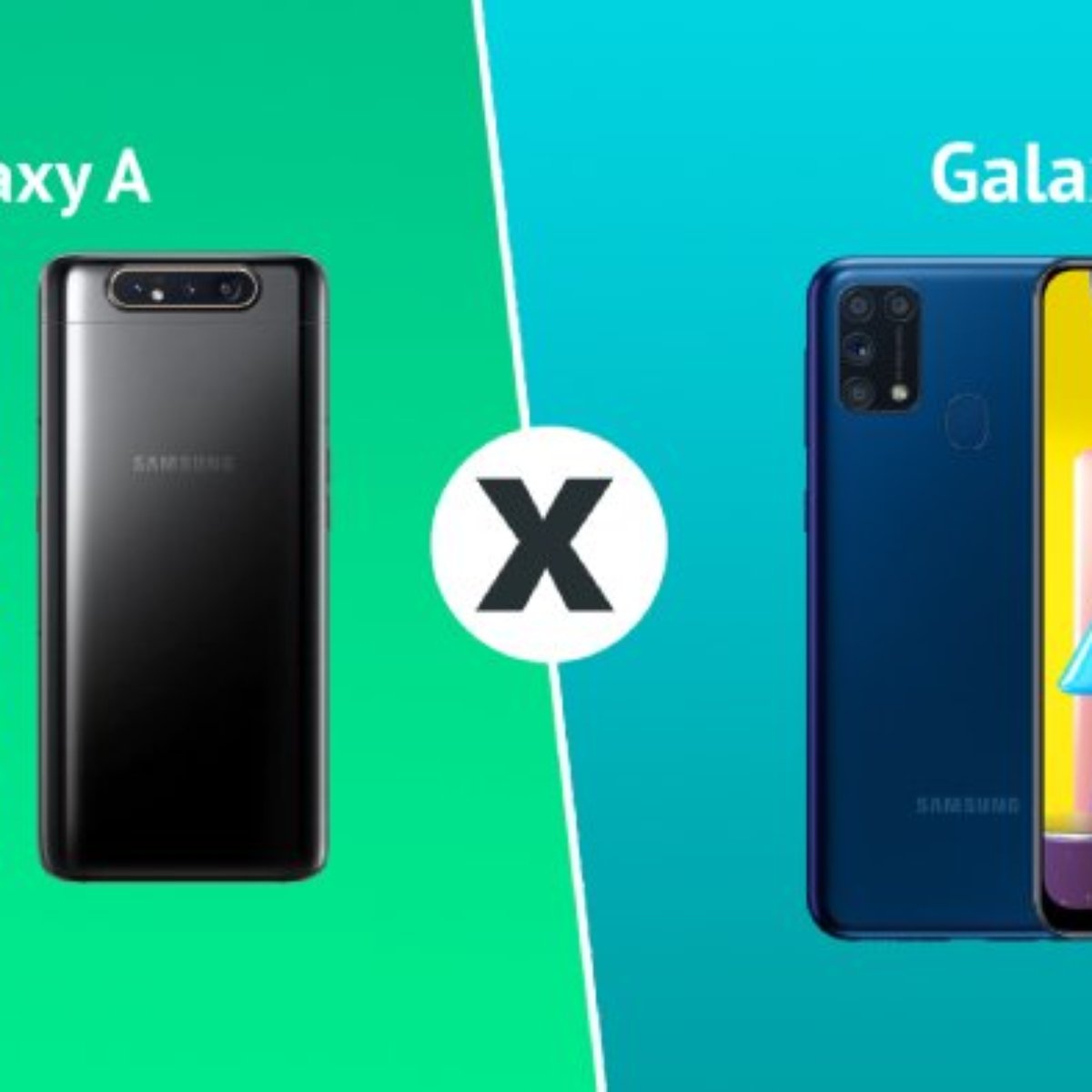 linhas samsung galaxy a ou m qual comprar