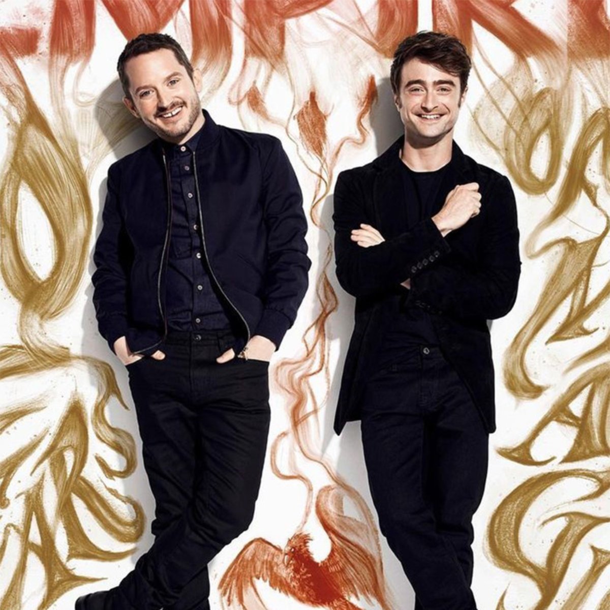 Revista Junta Daniel Radcliffe E Elijah Wood Nos 20 Anos De Harry Potter E Senhor Dos Aneis