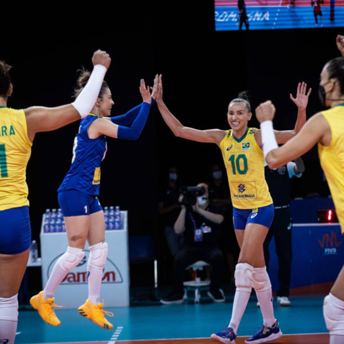 Selecao Feminina De Volei Derrota A Alemanha Na Liga Das Nacoes