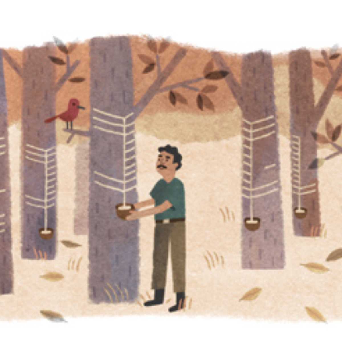 Chico Mendes é homenageado por doodle do Google