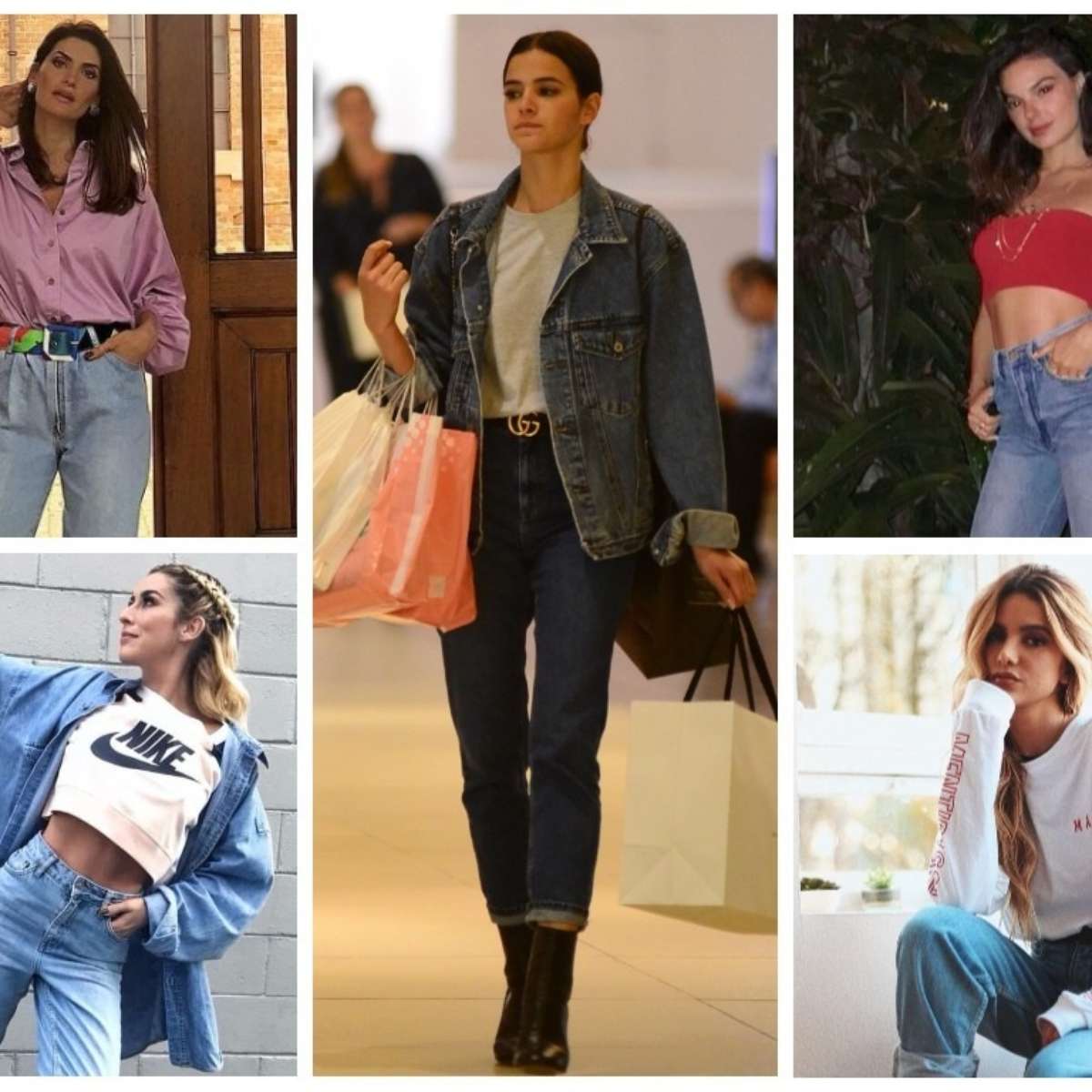 Mom jeans para baixinhas on sale