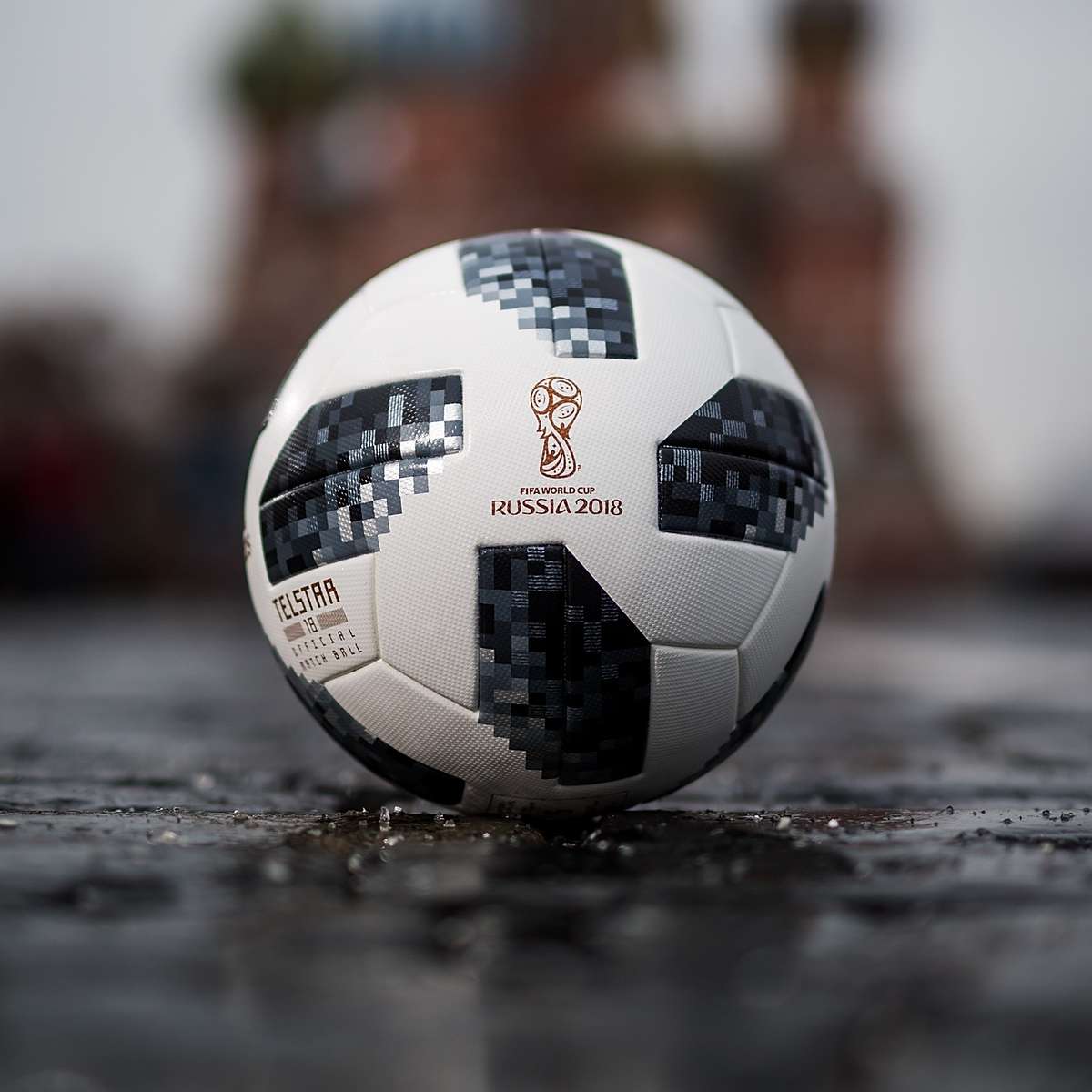 Bola adidas Telstar 18 Selo Fifa Tamanho Oficial De Jogo