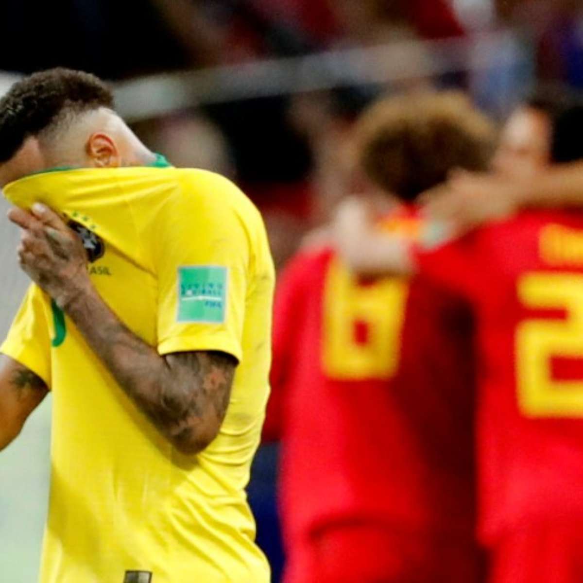 Brasil perde para a Bélgica e está fora da Copa do Mundo: 2 x 1