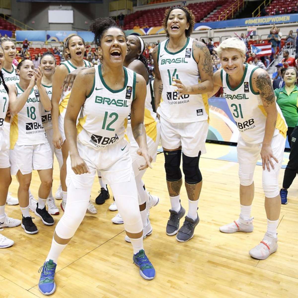 Brasil se recupera, vence Porto Rico no basquete feminino e mantém