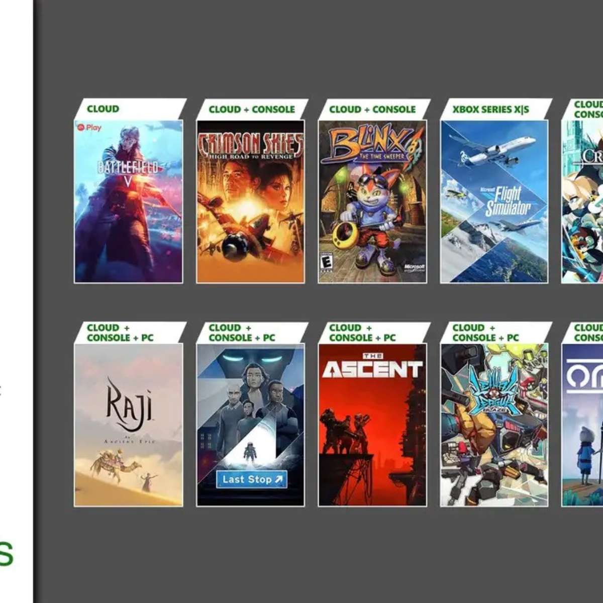 Xbox listou 55 jogos que chegam nos próximos 12 meses, 43 deles
