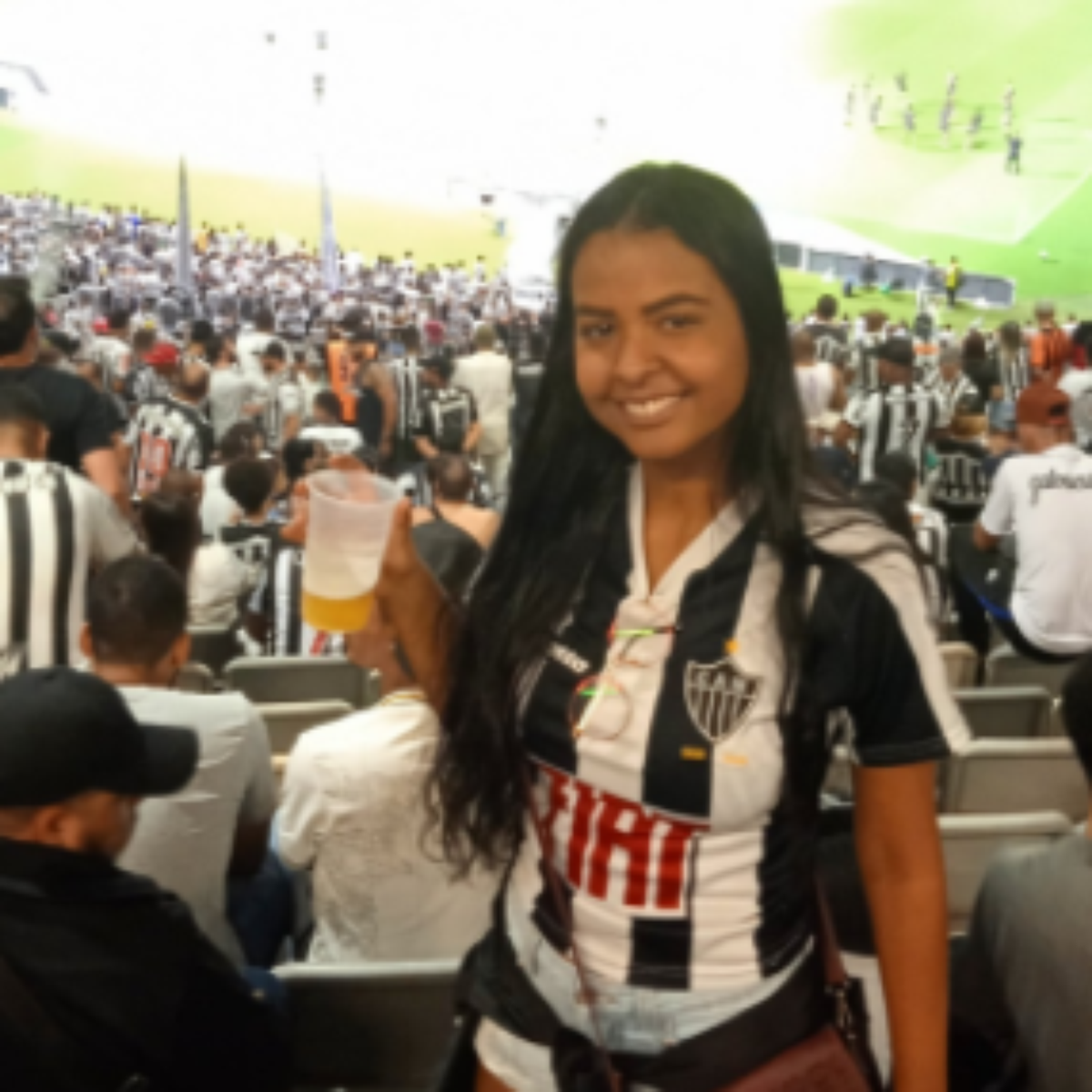 Quem é a torcedora do Atlético Mineiro?