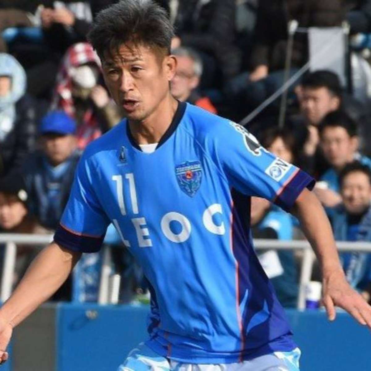 O japonês Kazuyoshi Miura, é o jogador profissional mais velho do