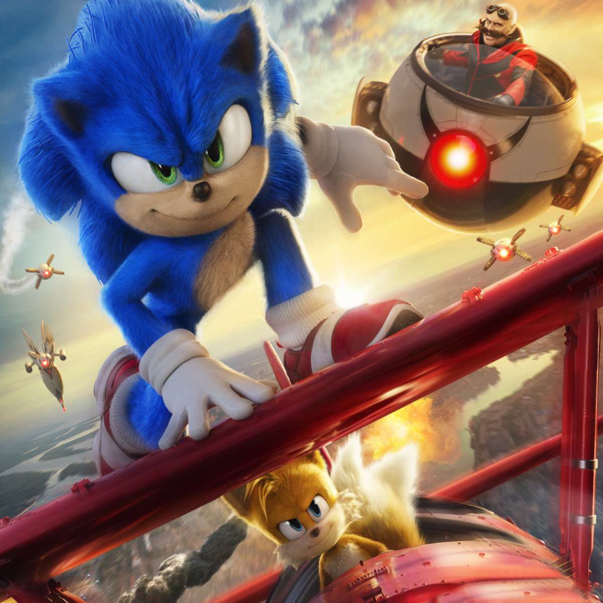 Netflix - Os 3 estágios vendo um filme. Filme: Sonic 2: O