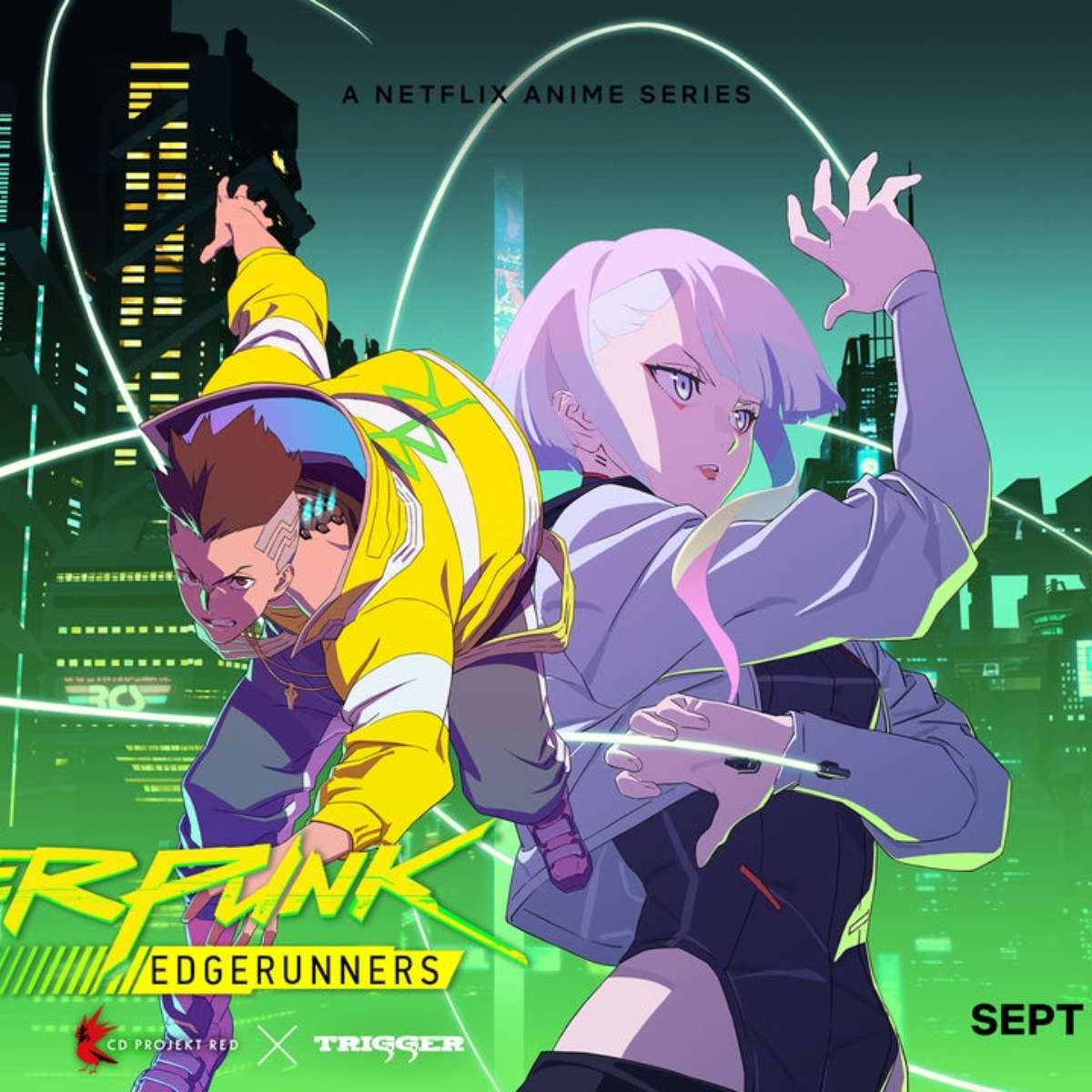 Anime de Cyberpunk: Edgerunners chega à Netflix em setembro