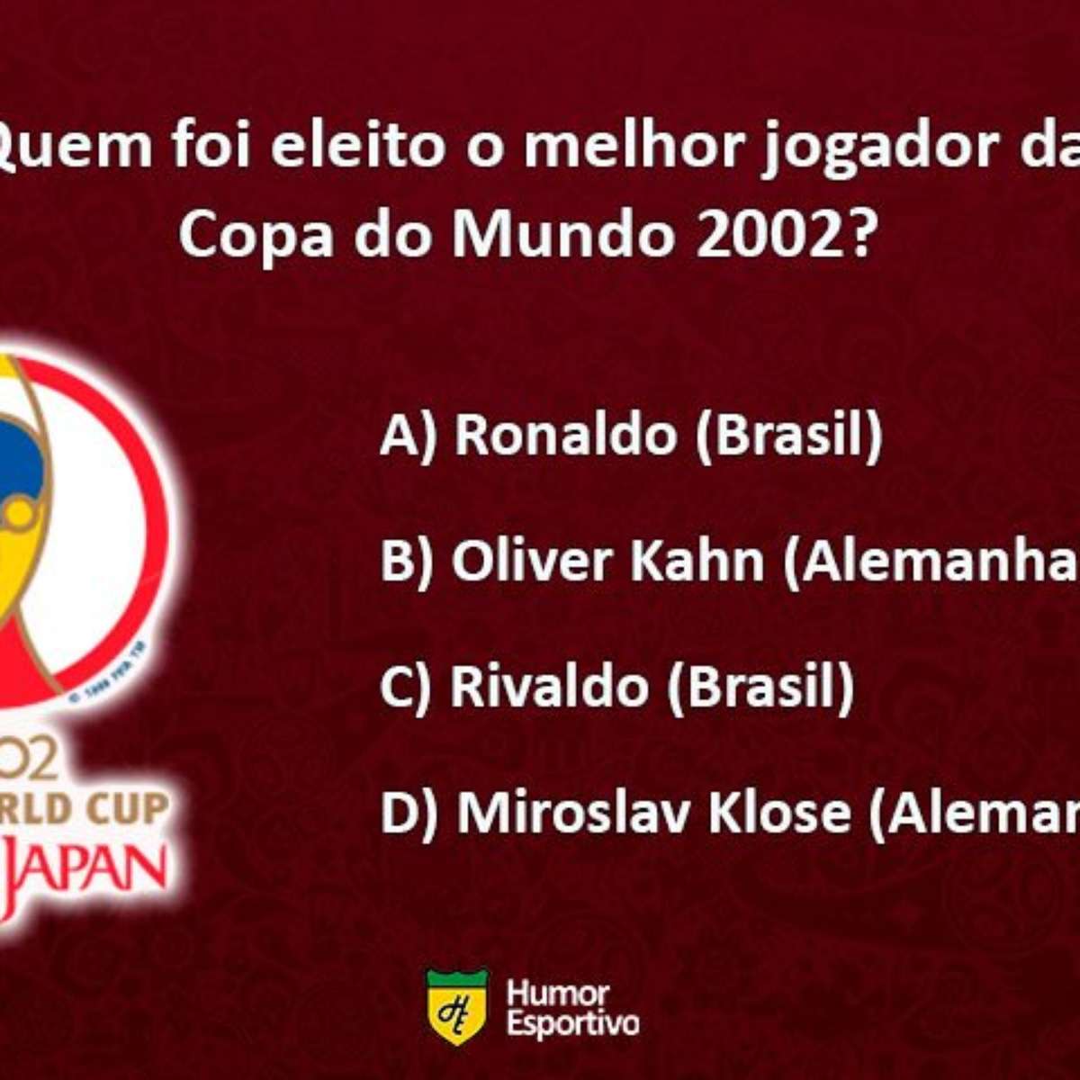 Desafio: você sabe tudo sobre a Copa do Mundo 2002? Teste a sua memória! –  LANCE!