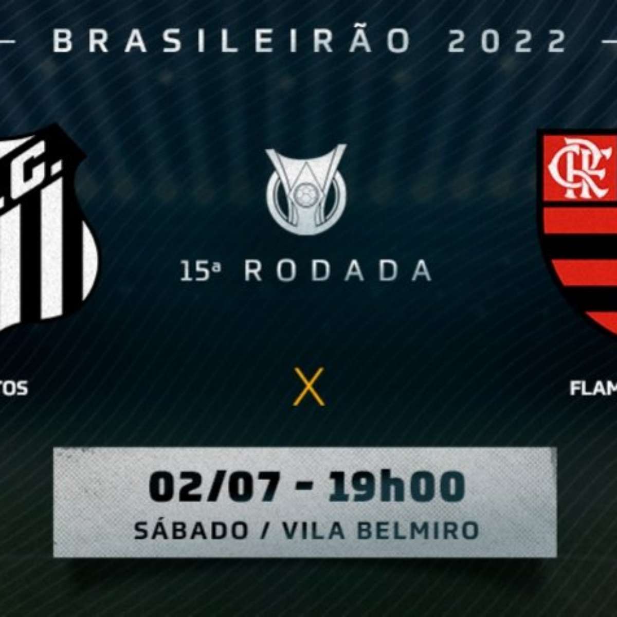 Desfalques mudam escalações de Flamengo e Santos