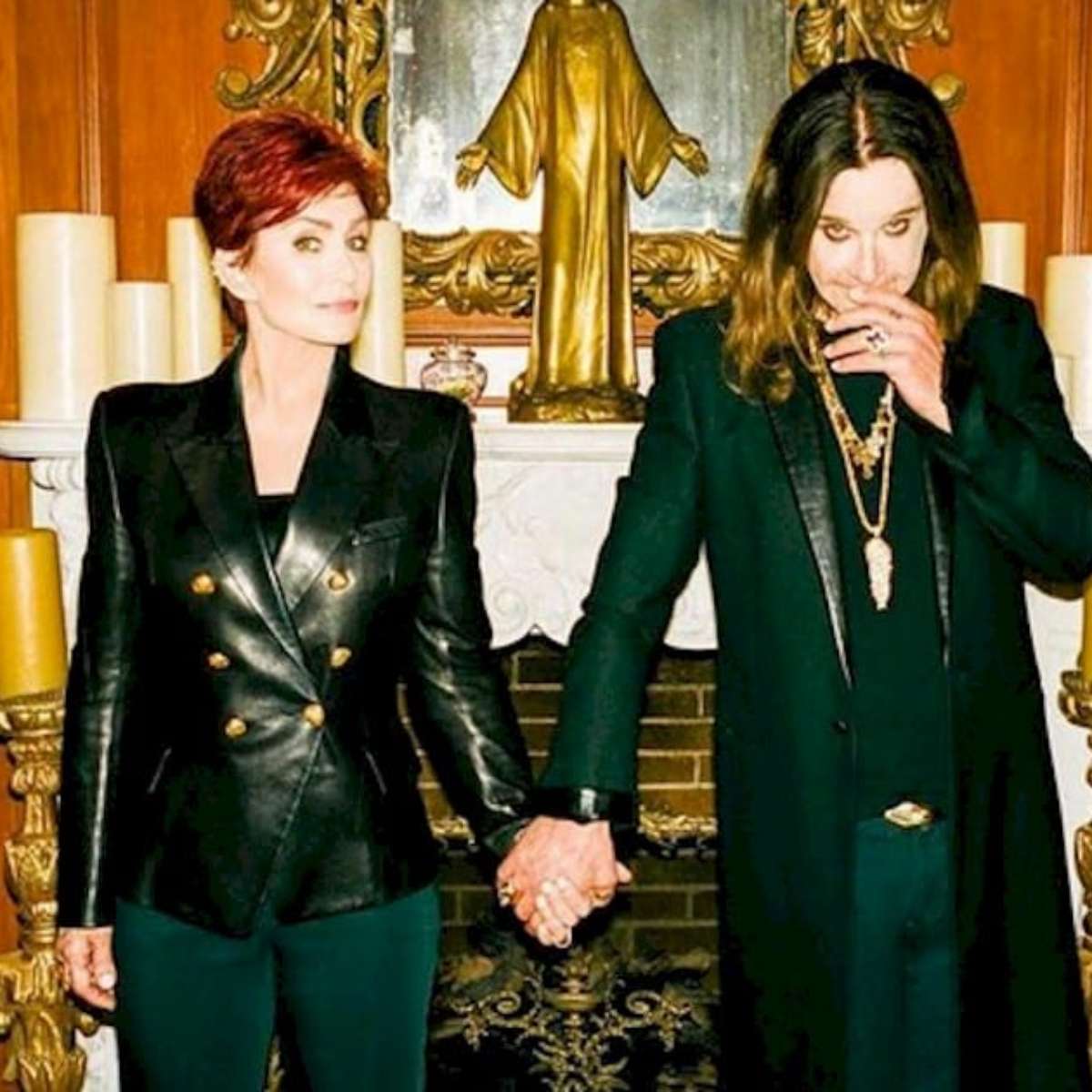 Ozzy Osbourne e Sharon Osbourne completam 40 anos de casados, image size:1200x1200