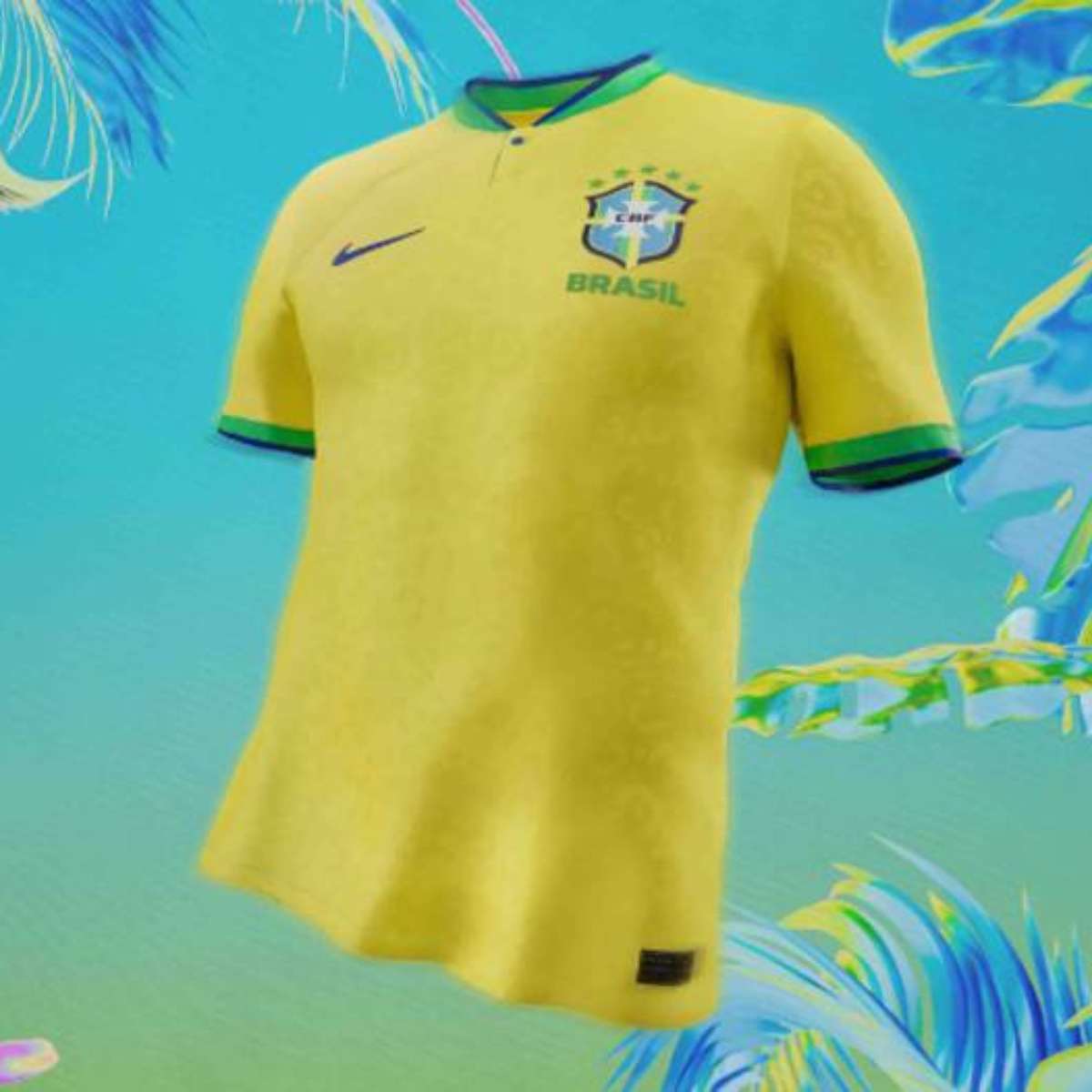 Camiseta Camisa Do Brasil 2022 Lançamento Copa Do Mundo Preto