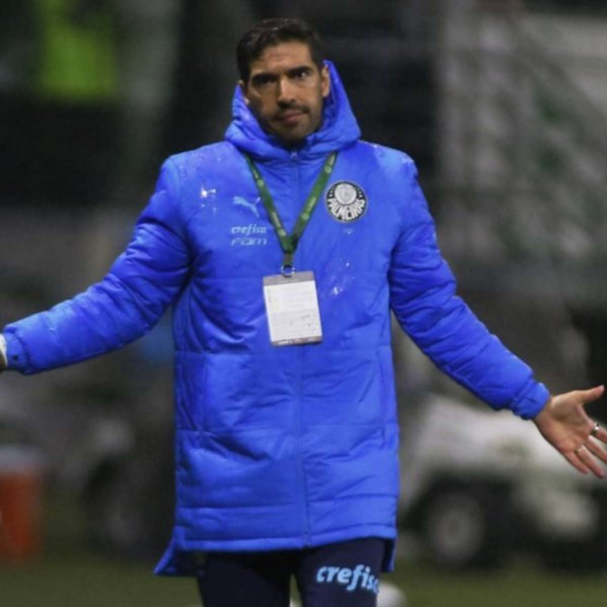 Agasalho palmeiras azul deals