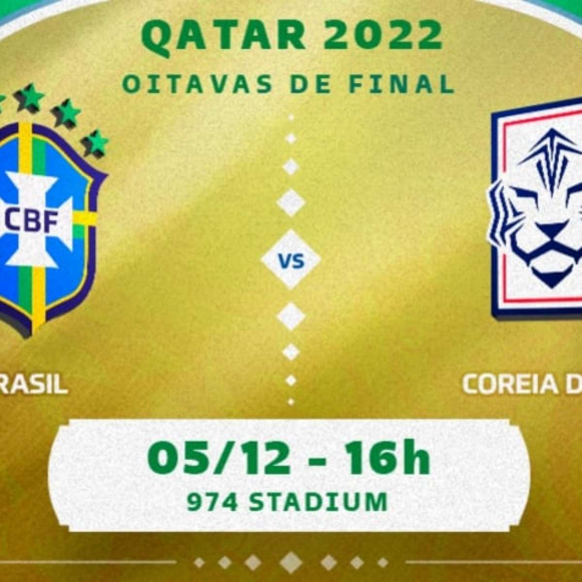 Brasil x Coreia do Sul: onde assistir, horário e escalações das oitavas de  final da Copa do Mundo - ISTOÉ Independente