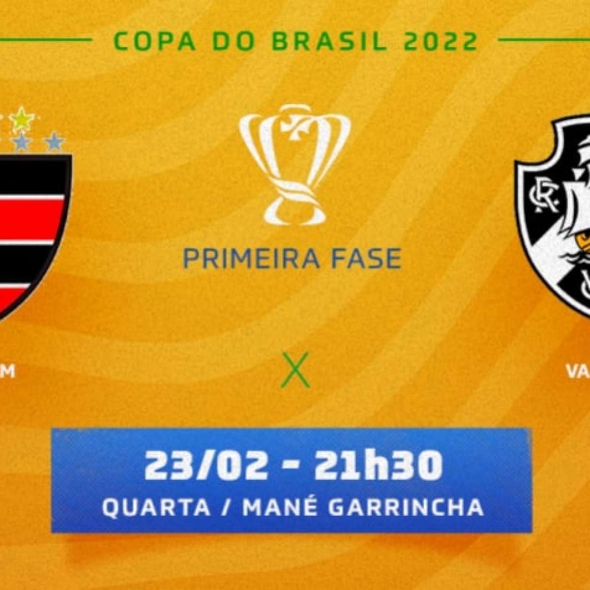 Trem 0x4 Vasco, jogo da Copa do Brasil