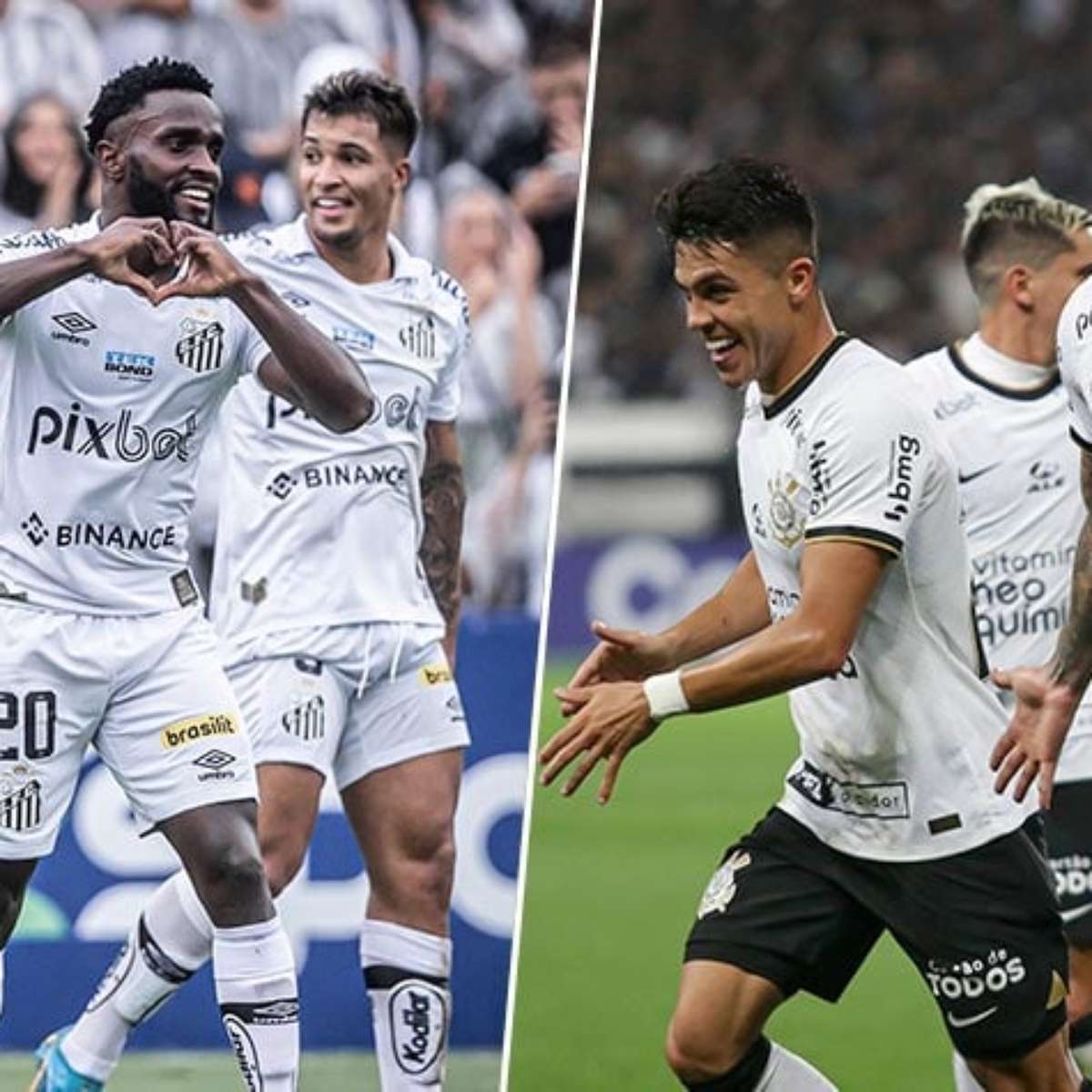 Quem é melhor: Santos ou Corinthians? Veja votação jogador por