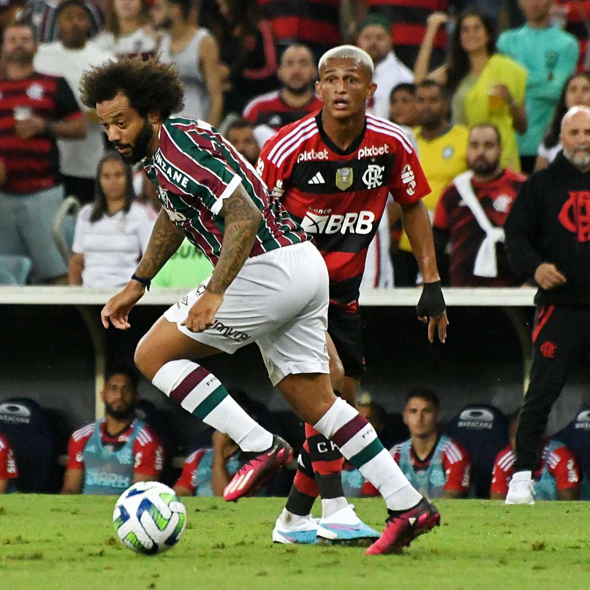 Fluminense prepara volta de Marcelo para enfrentar o Flamengo pela Copa do  Brasil