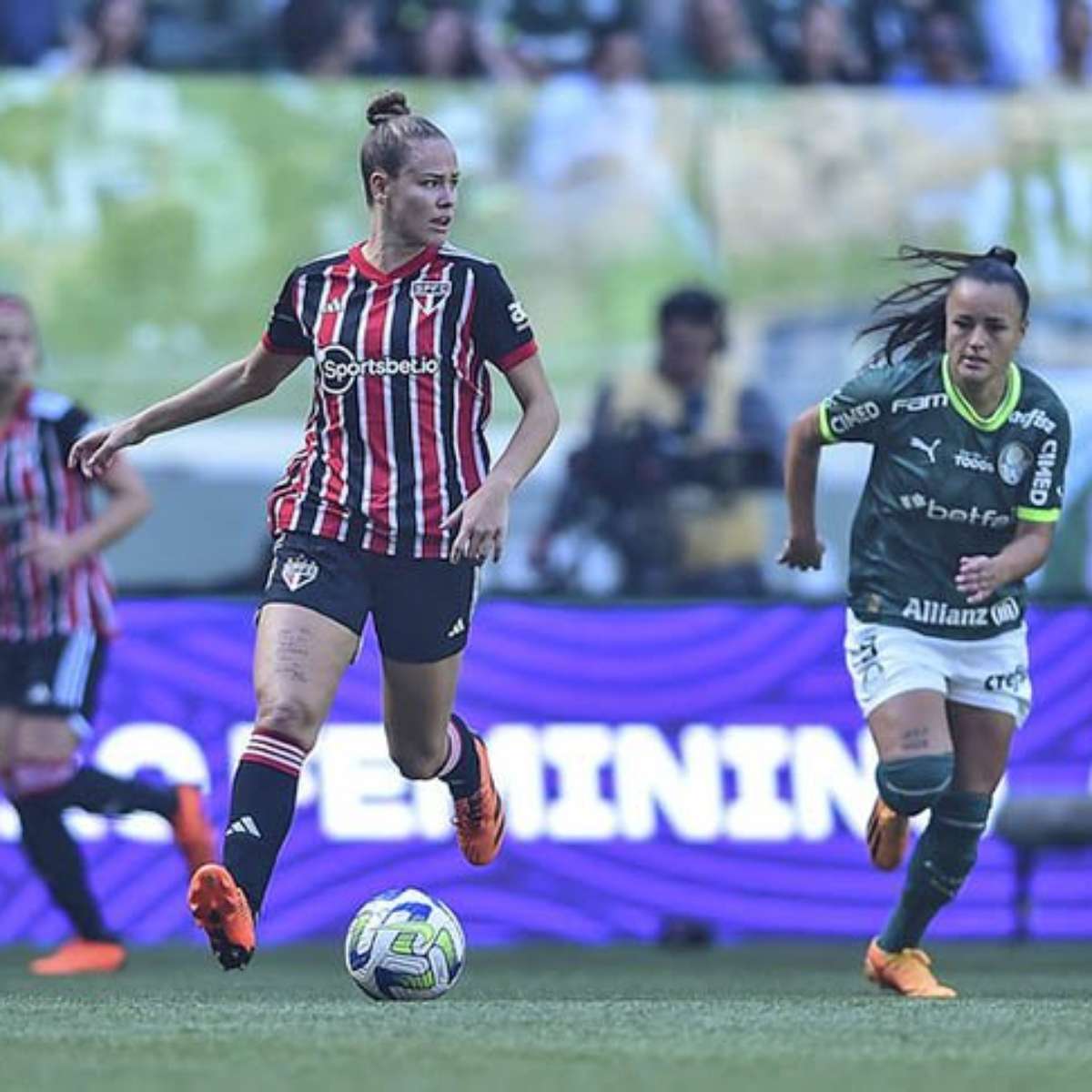 São Paulo e Palmeiras empatam pelo Brasileiro Feminino
