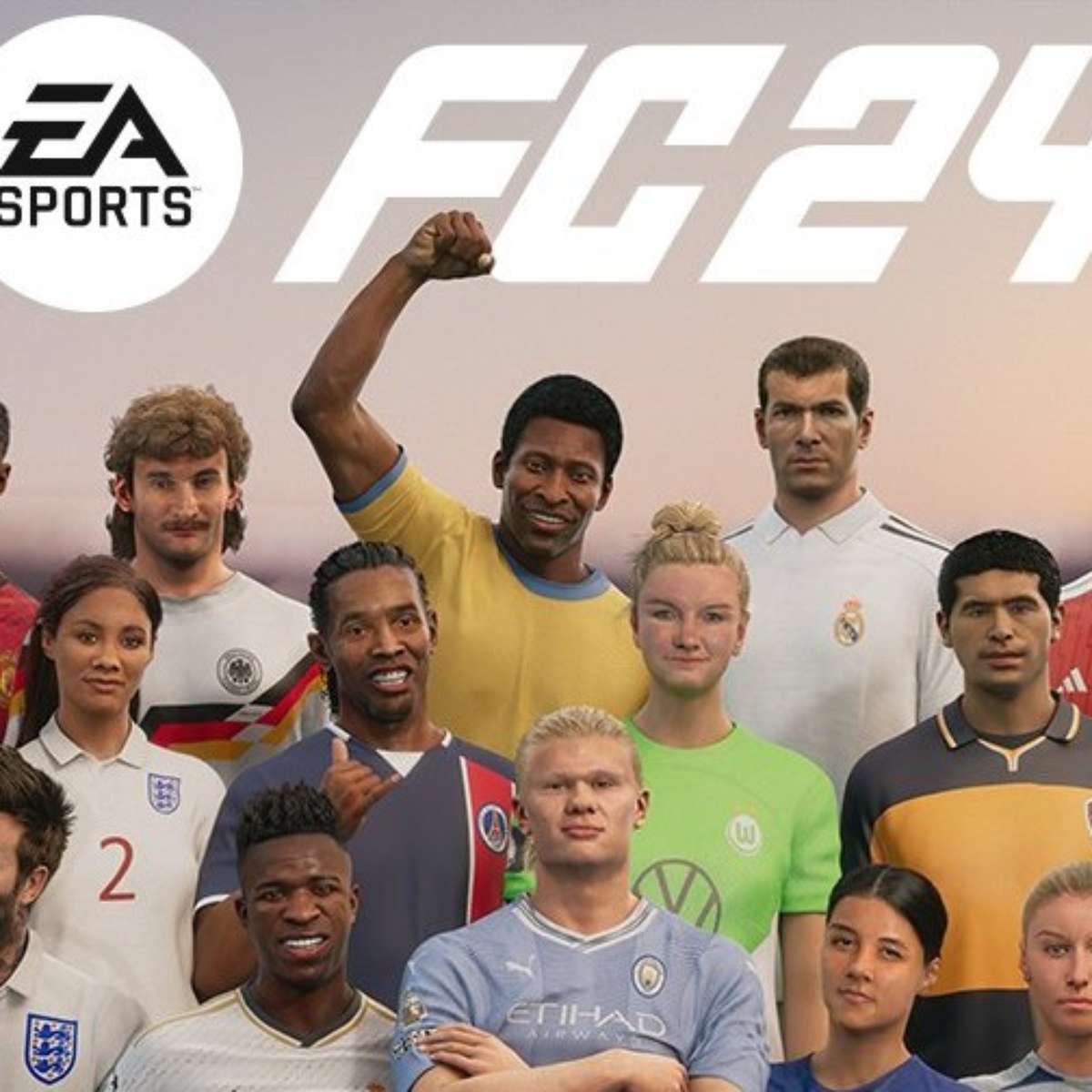 Capa de EA Sports FC, sucessor do FIFA, tem Pelé e mais ídolos do futebol