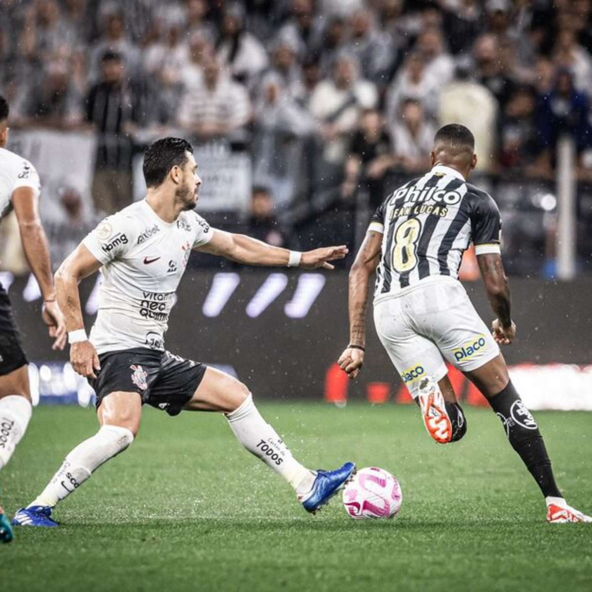 Corinthians domina mas Santos consegue empate (1-1) aos 90+9