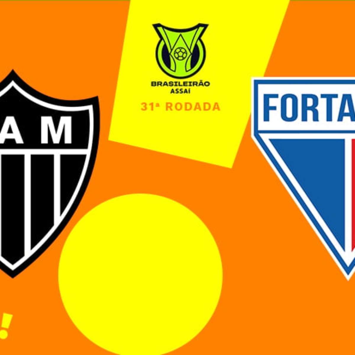 Fortaleza x Atlético-MG hoje; veja horário e onde assistir ao vivo