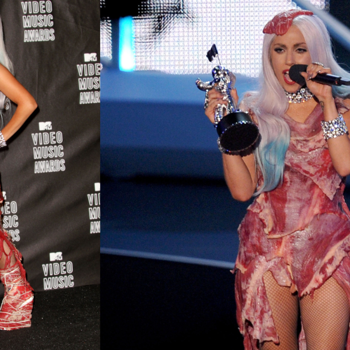 lady gaga vestido de carne era real