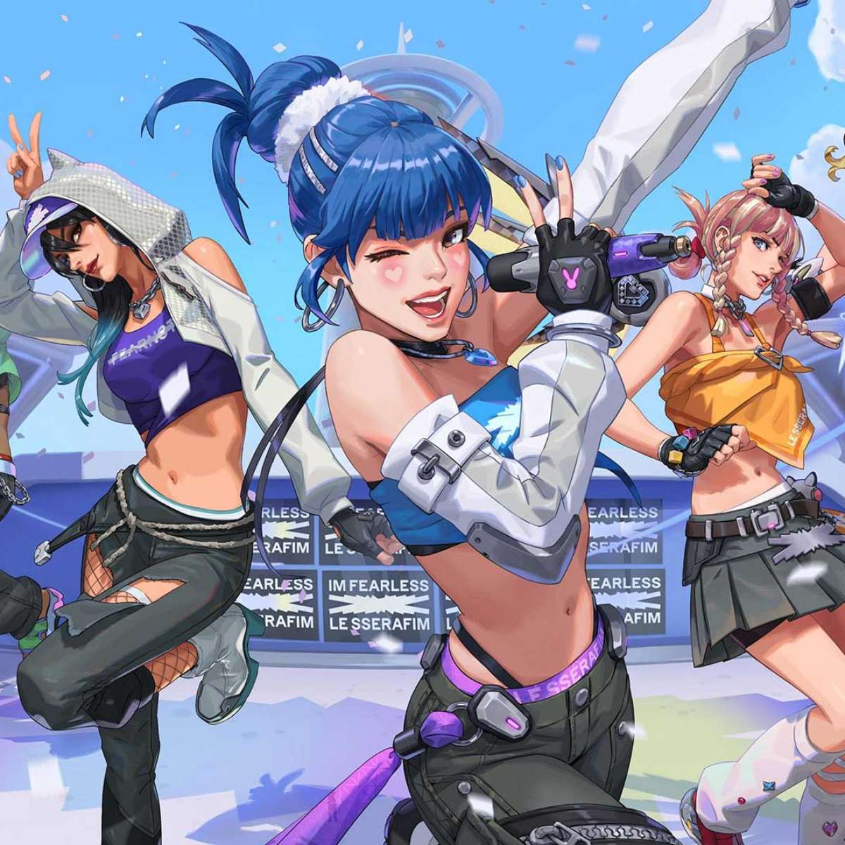 Overwatch 2 ganha colaboração com o grupo K-pop LE SSERAFIM