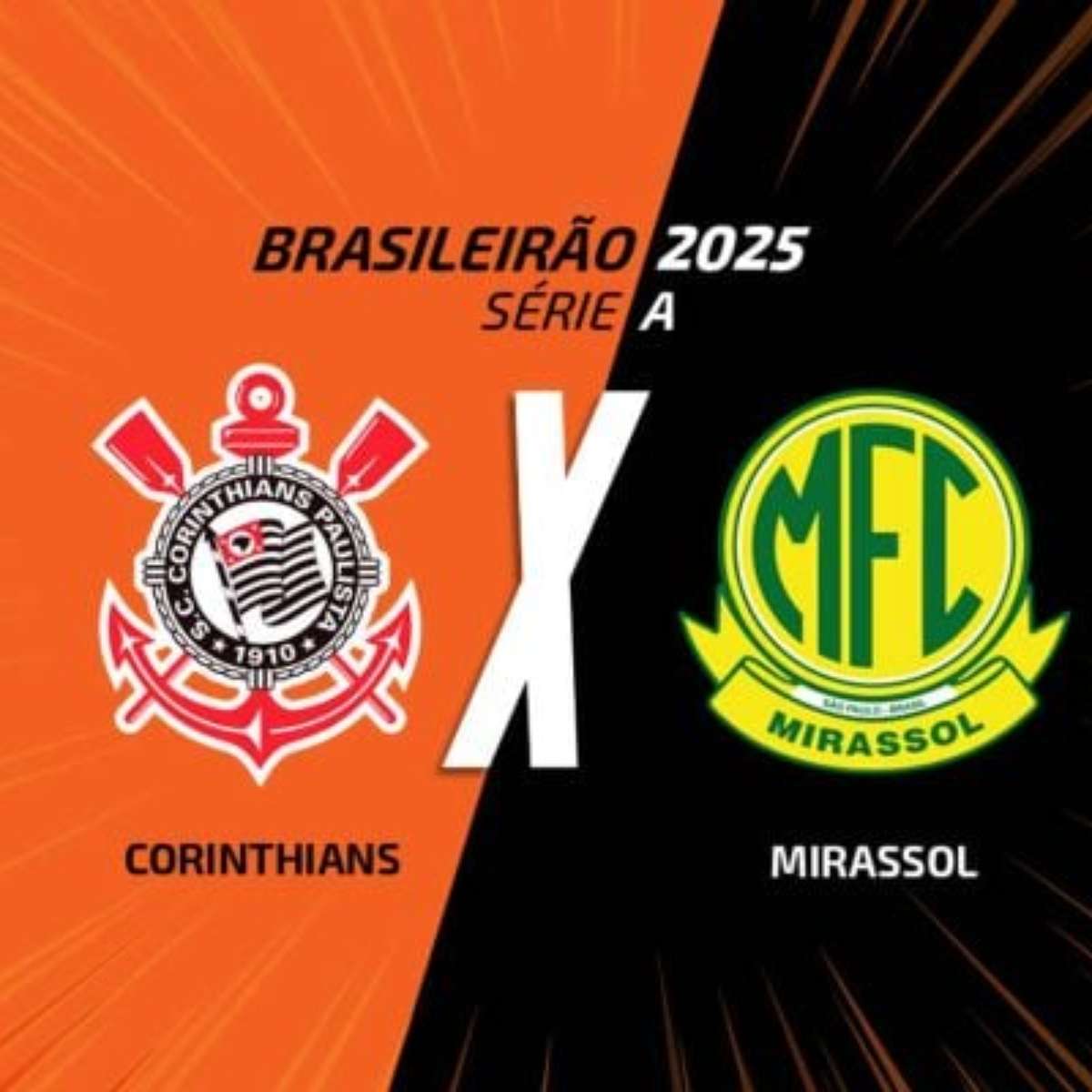 Imagem ilustrativa sobre Mirassol x Corinthians: buscas disparam e web entra em polvorosa, mas nada confirmado