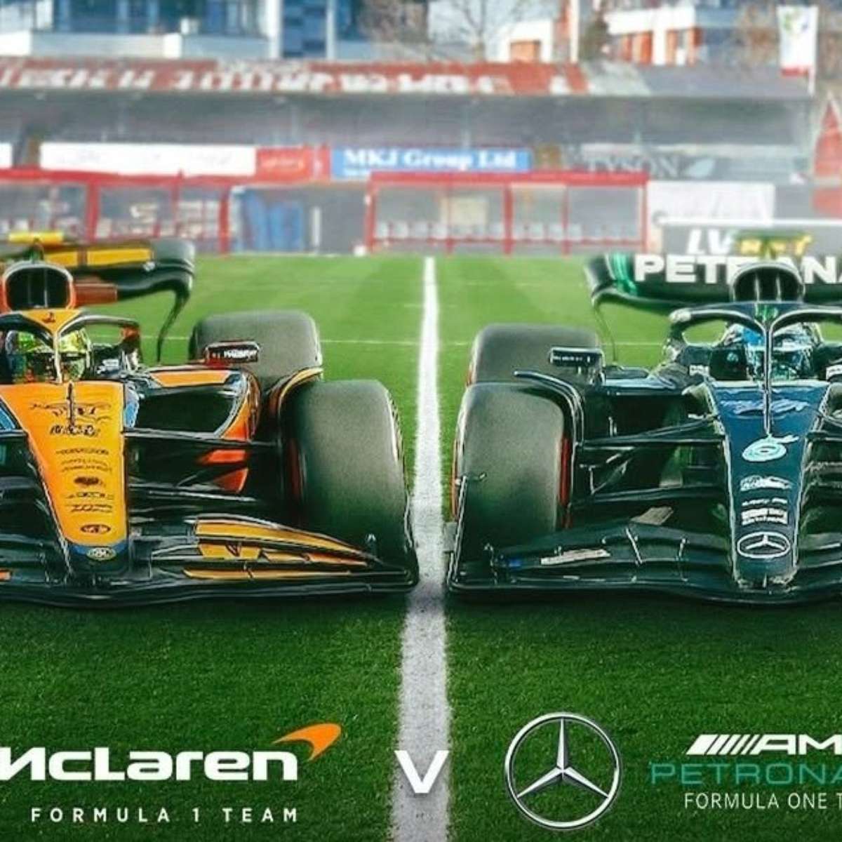 Duelo McLaren x Mercedes na FA Cup agita fãs de Fórmula 1 e futebol