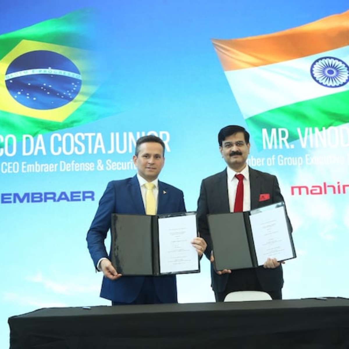Embraer e grupo  Mahindra  fecham acordo  que posiciona o Brasil como grande parceiro estratégico