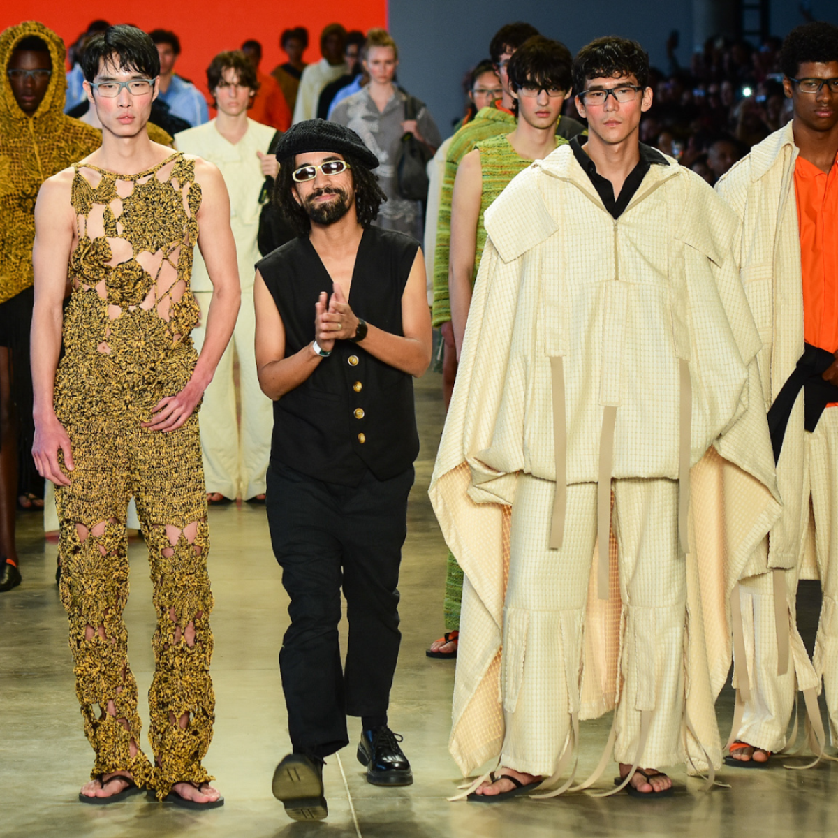 SPFW: David Lee une crochê e alfaiataria num fluxo confortável