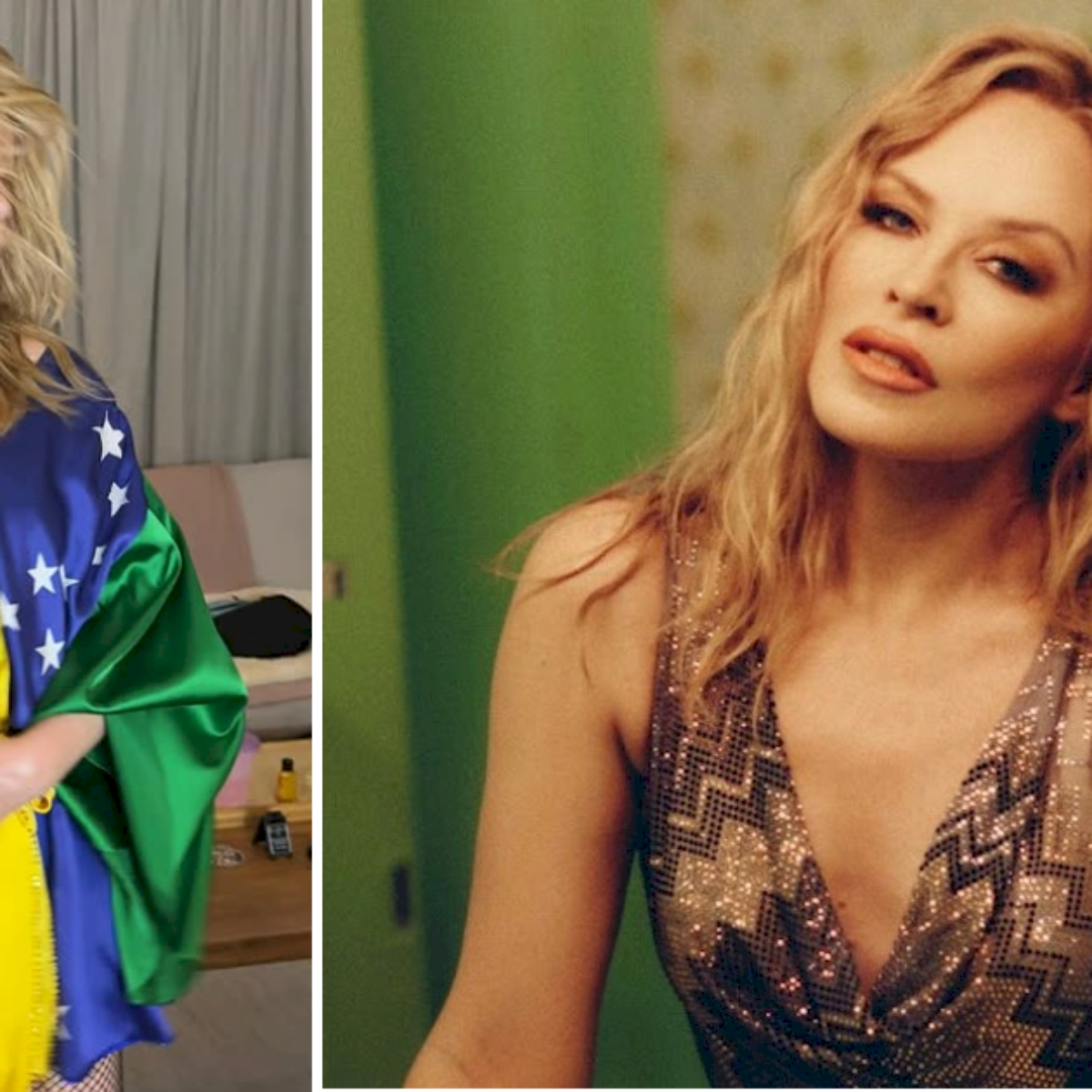 Kylie Minogue celebra retorno ao Brasil nas redes sociais