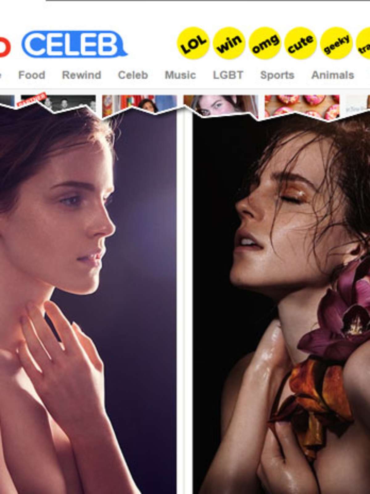 Emma Watson posa nua por livro que celebra beleza natural