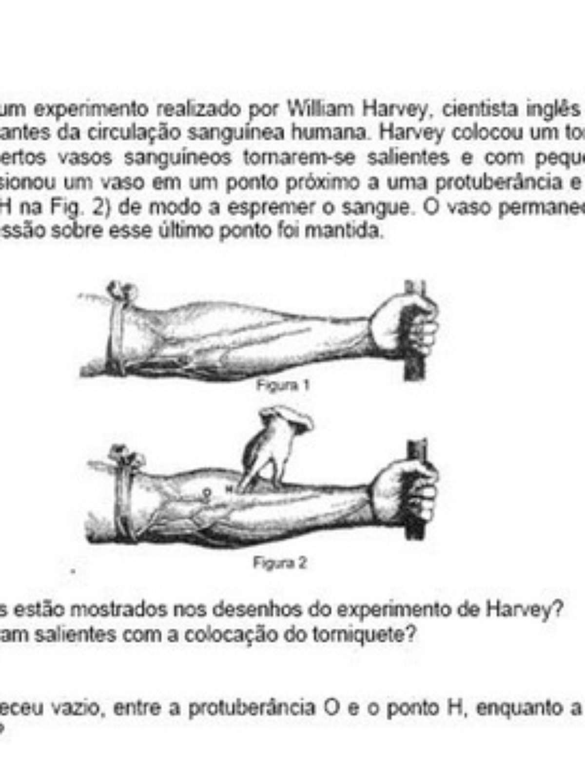 Biologia questoes treinar enem, Exercícios Biologia