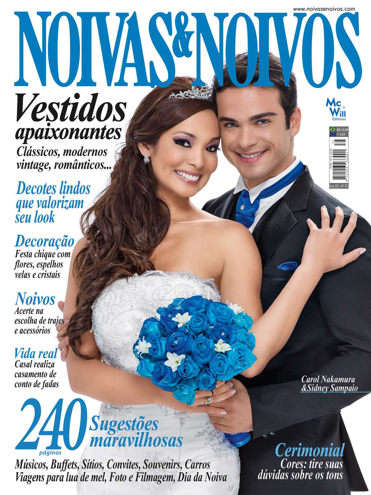 Veja Carol Nakamura e Sidney Sampaio em capa de revista