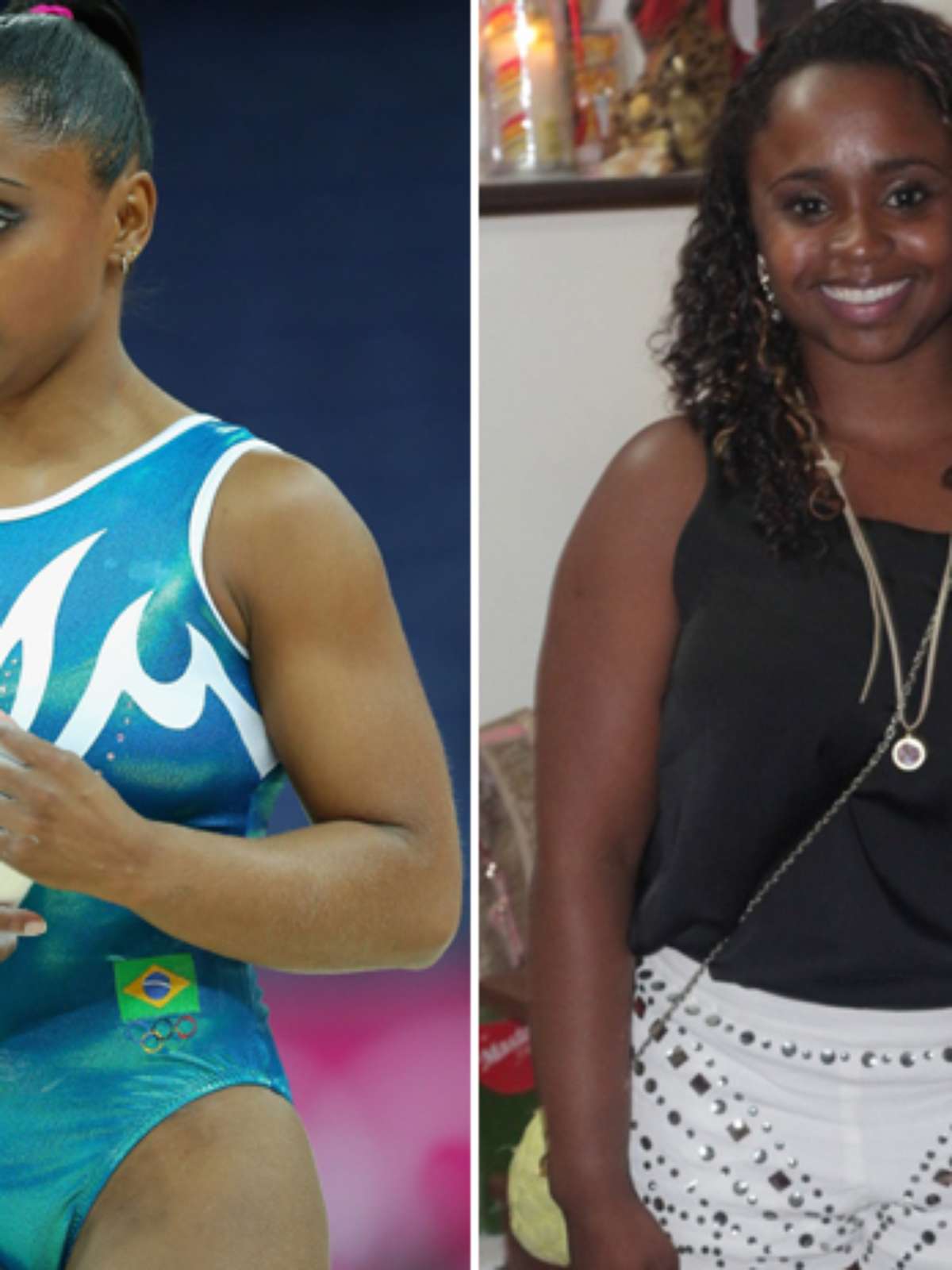 Carnaval: ex-ginasta Daiane dos Santos aparece menos musculosa em ensaio