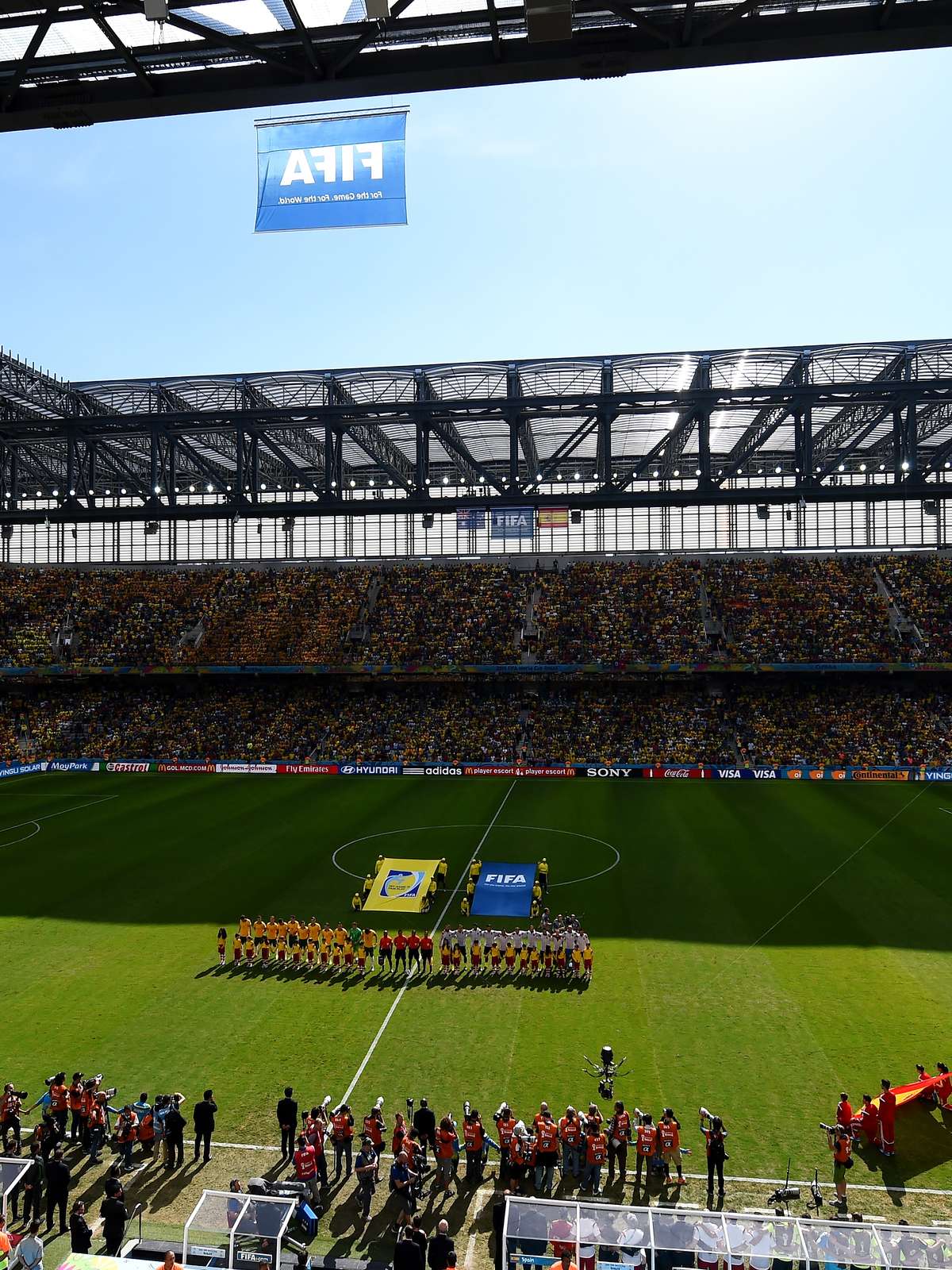 Torcida da Argélia foi o ponto alto no último jogo da Copa em