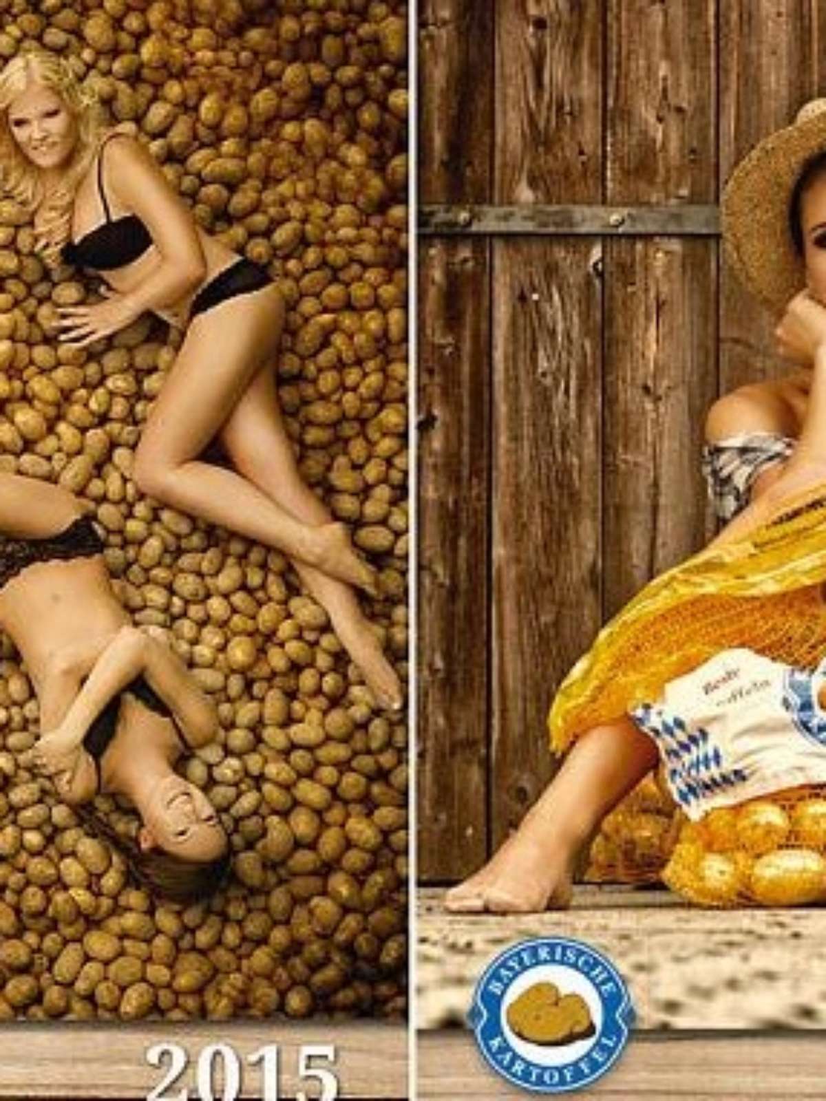 Batata quente fazendeiros alemães lançam calendário sexy